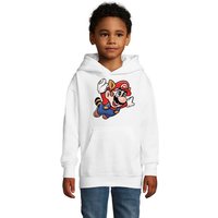 Blondie & Brownie Hoodie Kinder Jungen & Mädchen Super Mario 3 Fligh Retro Konsole mit Kapuze von Blondie & Brownie