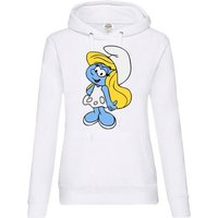 Blondie & Brownie Hoodie Schlumpfine Schlümpfe Papa Schlumpf Schlumpfhausen Smurf Schlumpfine mit Kapuze von Blondie & Brownie