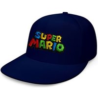 Blondie & Brownie Snapback Cap Unisex Erwachsene Super Mario Stick Patch Luigi Retro Konsole Snapback von Blondie & Brownie