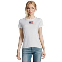 Blondie & Brownie T-Shirt Damen Nartion USA Vereinigte Staaten von Amerika Army Peace Air Force von Blondie & Brownie