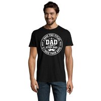 Blondie & Brownie T-Shirt Herren Stap Dad Stiefvater Papa Vater Tag Rundhals von Blondie & Brownie