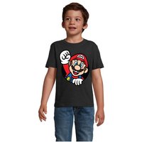 Blondie & Brownie T-Shirt Kinder Super Mario Faust Nerd Konsole Gaming Spiel Retro Konsole von Blondie & Brownie