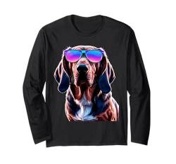 Bloodhound Hund Männer Frauen Bloodhound Langarmshirt von Bloodhound Dog Ajeli Designs