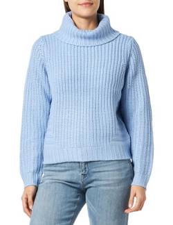 BLUE SEVEN Damen Rollkragenpullover Pullover, Mittelblau, UK 12 von Blue Seven