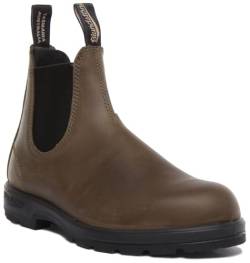 BLUNDSTONE Herren Classic 550 Series Chelsea Boot, Dark Green, 42 EU von Blundstone