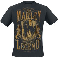 Bob Marley T-Shirt - Rebel Legend - S bis 5XL - für Männer - Größe M - schwarz  - Lizenziertes Merchandise! von Bob Marley