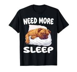 Niedlicher Boerboel Need More Sleep Pyjama Nachthemd T-Shirt von Boerboel Pajamas & Nightgown .Co