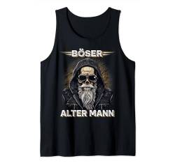 Böser alter Mann Herren Motorrad Biker Sarkasmus Tank Top von Böser alter Mann