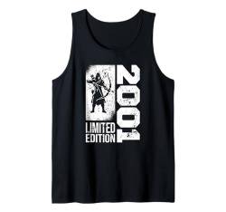 Bogenschütze Geburtstag Jahrgang 2001 geboren Bogenschießen Tank Top von Bogenschießen Zubehör Geschenke Shirts