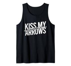 Bogenschießen Bogenschütze Sportbogenschütze Kiss my arrows Tank Top von Bogensport Bogenschützen Bogen