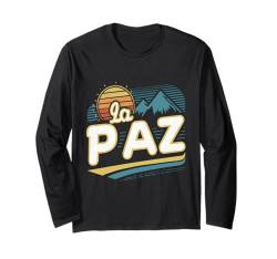 Anden Berge Wanderer Retro Bolivien La Paz Langarmshirt von Bolivien Reise Outfit Men & Women