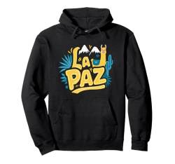 Lustiger Reisender Alpaka Retro Bolivien La Paz Pullover Hoodie von Bolivien Reise Outfit Men & Women