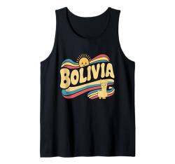 Retro Lama Reise nach Südamerika Süßes Bolivien Tank Top von Bolivien Reise Outfit Men & Women