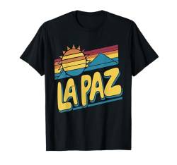 Retro South America Traveler Andes Mountains La Paz T-Shirt von Bolivien Reise Outfit Men & Women