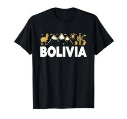 Südamerika Berge Wanderer Retro Bolivien T-Shirt von Bolivien Reise Outfit Men & Women