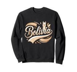 Südamerika Reisender Retro Bolivien Süßes Alpaka Sweatshirt von Bolivien Reise Outfit Men & Women