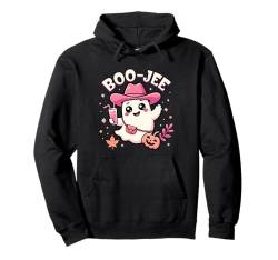 Cute Boo Jee Ghost Halloween Kürbis Rosa Kuh Geist Gruselig Pullover Hoodie von Boo Jee Spooky Cow Ghost Pink Halloween Pumpkin