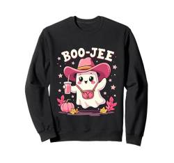 Cute Boo Jee Ghost Halloween Kürbis Rosa Kuh Geist Gruselig Sweatshirt von Boo Jee Spooky Cow Ghost Pink Halloween Pumpkin