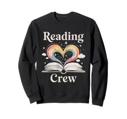 Reading Crew Teacher Squad Book Reading Crew Book lovers Sweatshirt von Book Reading Squad Teacher By GnineZa