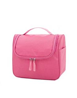 Boomly Damen Reise Waschbeutel Handtasche tragbar Hängend Kulturbeutel Kosmetische Make-up Tasche Veranstalter Aufbewahrungstasche (Rosa) von Boomly