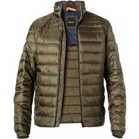 BOSS Orange Herren Steppjacke grün Mikrofaser unifarben von Boss Orange