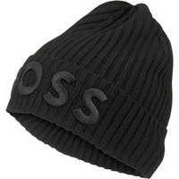 BOSS Beanie Lara_hat mit großem BOSS Schriftzug von Boss