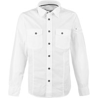 Brandit Langarmhemd - Slim Fit Shirt - S bis 3XL - für Männer - Größe L - weiß von Brandit