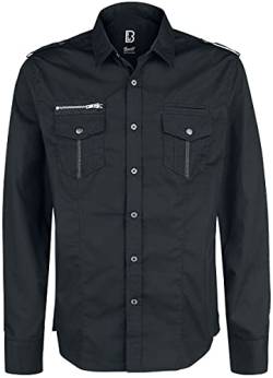 Brandit Rockstar Shirt Longsleeve Männer Langarmhemd schwarz L 65% Polyester, 35% Baumwolle Basics von Brandit