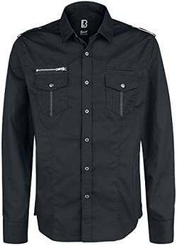 Brandit Rockstar Shirt Longsleeve Männer Langarmhemd schwarz M 65% Polyester, 35% Baumwolle Basics von Brandit