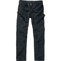 Brandit Stoffhose - Adven Trousers Slim Fit - S bis XXL - für Männer - Größe XL - schwarz von Brandit