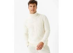 Rollkragenpullover BRAX "Style BRIAN" Gr. 4XL, weiß (offwhite) Herren Pullover von Brax