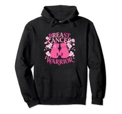 Brustkrebs-Boxhandschuhe, Motiv: rosa Sakura-Blüte Pullover Hoodie von Breast Cancer Awareness Pink Ribbon Warrior