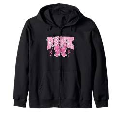 Im Oktober tragen wir Pink Lightning Bolt Witch Breast Cancer Kapuzenjacke von Breast Cancer Awareness Shirts Co.