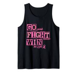 Pink Ribbon Brustkrebs-Bewusstsein Tank Top von Breast Cancer Warrior Fighter Survivor Gifts Women