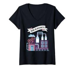 Damen Stillende Mutter zum ersten Mal Mama Stillzeit T-Shirt mit V-Ausschnitt von Breastfeeding Mom To Be Nursing Mother Gifts Store