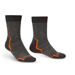 Bridgedale Unisex 710278/280/L Socken, anthrazit, L von Bridgedale