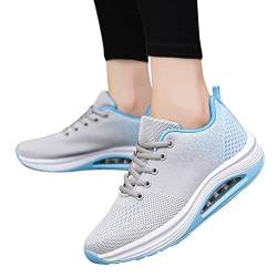 Briskorry Damen Freizeit Schuhe Sportschuhe Sneaker Turnschuhe Laufschuhe Sommer Bequeme Slip On Outdoor Leichteshuhe Mesh Walking Schuhe Luftkissen Outdoorschuhe Fitnessschuhe Casual Strandschuhe von Briskorry