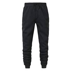 Herren Baggy Freizeithose Sporthose Gummibund Große Größen Lang Hose Atmungsaktiv Jogginghose Sweatpants Trainingshose Loose Soft Herbst Winter Neu von Briskorry