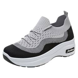 Orthopädische Schuhe Damen,Weichen Sohlen Schlupfschuhe,Mode Sneaker,Casual Orthopädische Schuhe,Atmungsaktive Laufschuhe,Rutschfest Sportschuhe,Klassische Diabetiker Schuhe,Leichte Walkingschuhe von Briskorry