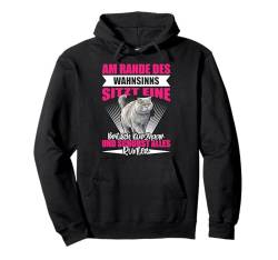 Britische Kurzhaar AM RANDE DES WAHNSINNS Lustiges Katzenfan Pullover Hoodie von Britisch Kurzhaar Katze Geschenk British Shorthair