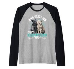 Katzenbesitzer MICH GIBT'S NUR MIT BRITISCH KURZHAAR Katze Raglan von Britisch Kurzhaar Katze Geschenk British Shorthair