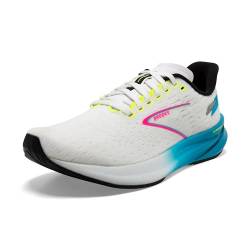 BROOKS Damen Hyperion Sneaker, White/Blue/Pink, 39 EU von Brooks