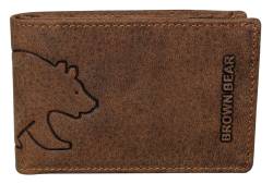 Brown Bear 8006-B - Mini-Geldbörse Vintage Braun von Brown Bear