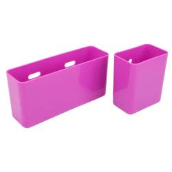 Handyhülle Holer DIY Aufbewahrungsbox Strandtasche Einsatz Zubehör für Sonnenbrillen Kopfhörer Kosmetik Geldbörse Handy (Purple) von Brrnoo