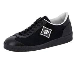 Brütting Unisex Astroturfer Velour Sneaker, schwarz, 44 EU von Brütting