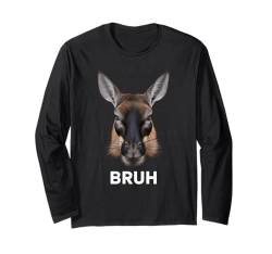 Okapi Bruh Lustiger Spruch Meme Langarmshirt von Bruh Animals Boys Girls Men Women Tees and Gifts