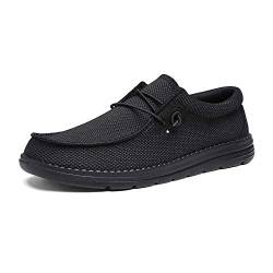 Bruno Marc Herren Mokassins Flache Slipper Slip on Loafer Weich Comfort Klassische Schuhe,Size 41,Schwarz,BLS211 von Bruno Marc