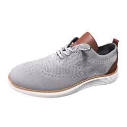 Btruely Schuhe Herren, Schuhe Herren, Wearbreeze Schuhe Herren, 2024 Schuhe Herren, Ultimativer Komfort StilBreeze Wearbreeze, Herren-Schlupfschuhe mit Fußgewölbeunterstützung (A-Grey, 44) von Btruely