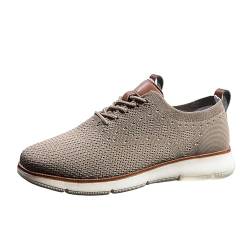 Btruely Schuhe Herren, Wearbreeze Schuhe Herren, Schuhe Herren, Atmungsaktive Mesh-Freizeitkleidung (C-Brown, 43) von Btruely