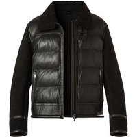 bugatti Herren Lederjacke schwarz Lammnappa unifarben von Bugatti